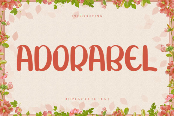 Adorabel: A Modern Display Font for Web Design