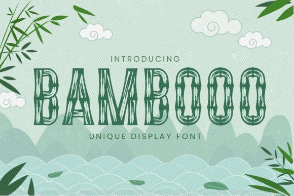 Bambooo: A Modern Display Font for Digital Creativity