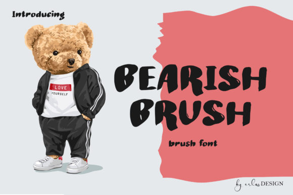 Bearish Brush: A Hand-Drawn Display Font for Editorial Projects