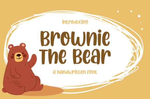 Brownie the Bear: A Chalkboard Charm for Campaign Design