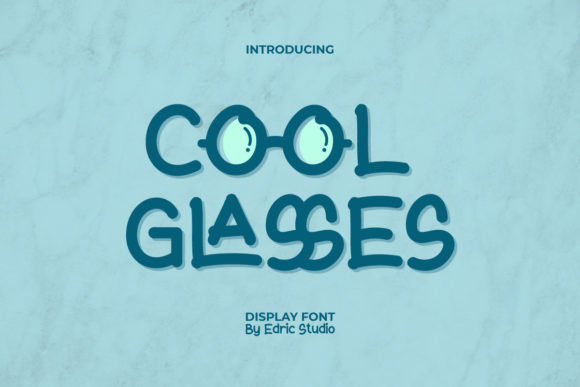 Cool Glasses Font for Creative Editorial Design