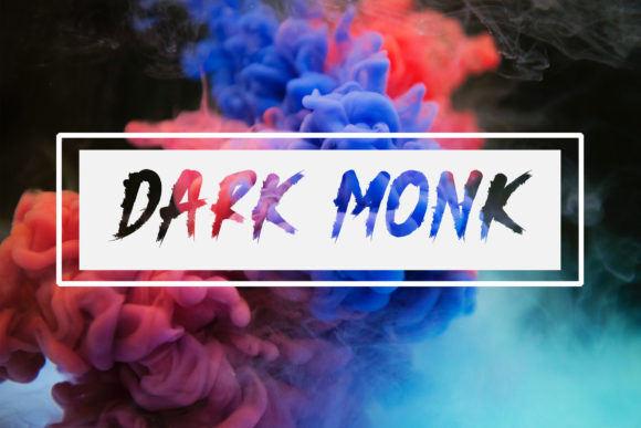 Dark Monk Font for Handmade and Craft Projects