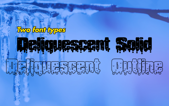 Deliquescent Font for Modern Web Design