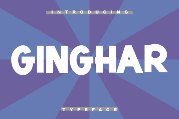 Ginghar Display Font for Web Design