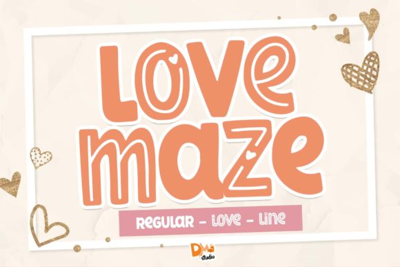 Love Maze Font for Web Design Projects