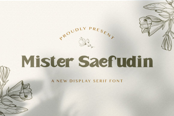 Mister Saefudin Font for Web Design