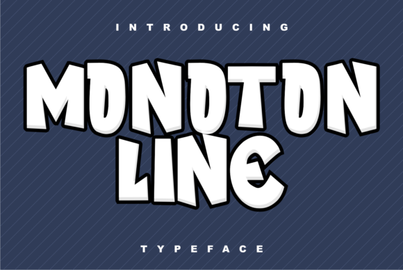 Monoton Line: A Modern Display Font for Web Design