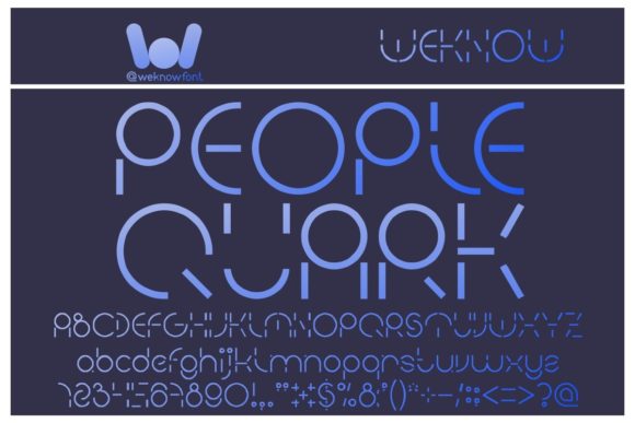 People Quark: A Tech-Inspired Font for Bold Campaigns