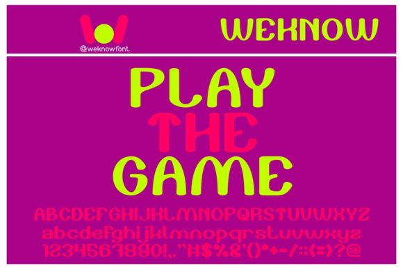 Play the Game Font for Bold Branding and Visual Impact
