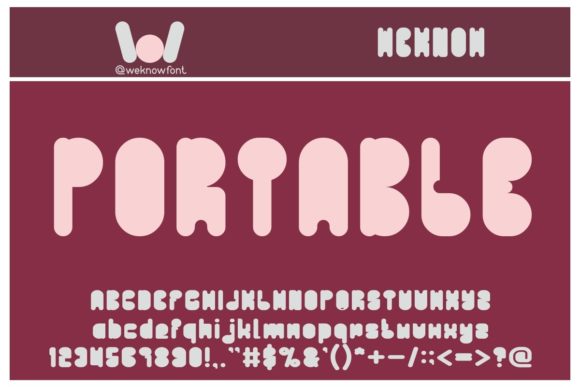 Portable Font for Web Design Projects