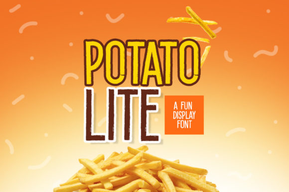 Potato Lite: A Playful Display Font for Digital Creativity