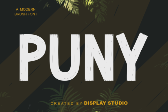 Puny Font for Web Design and Brand Identity