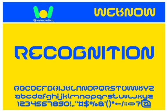 Recognition Font Review for Real-World Design