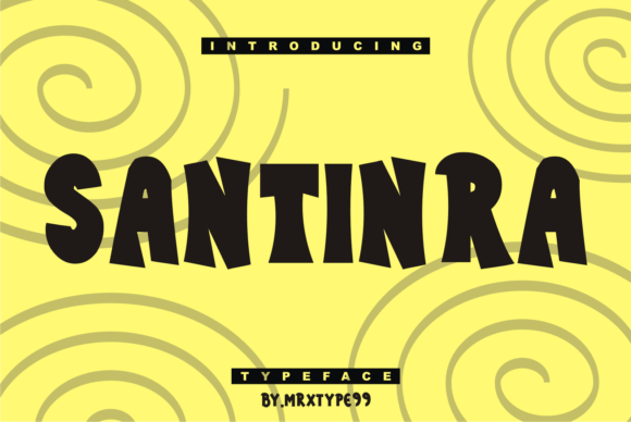 Santinra: A Display Font That Elevates Editorial Design