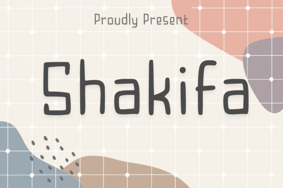 Shakifa: A Playful Display Font for Creative Branding
