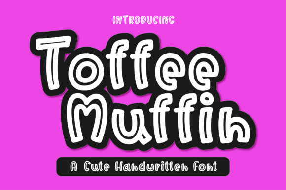 Toffee Muffin Font for Handmade Creations