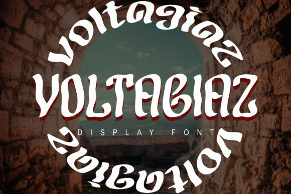Voltagiaz: A Bold Display Font for Editorial Creativity