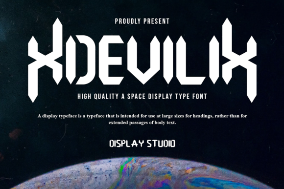 Xdevilix: A Futuristic Font for Bold Digital Designs