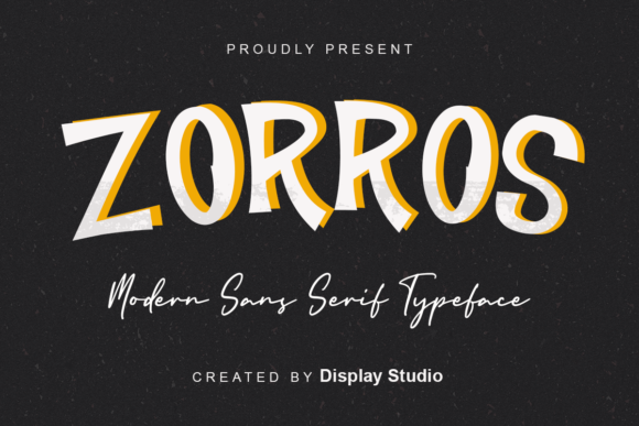 Zorros: A Playful Font for Handmade Creations