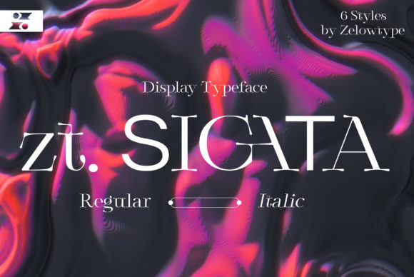 Zt Sigata: A Unique Display Font for Digital Creativity